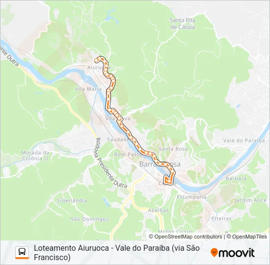 TR130-02 Bus Line Map