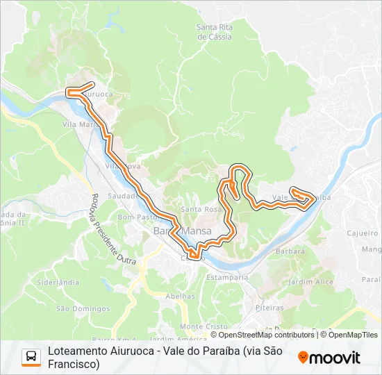 TR130-02 Bus Line Map