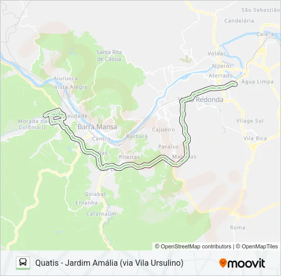 P740 Bus Line Map