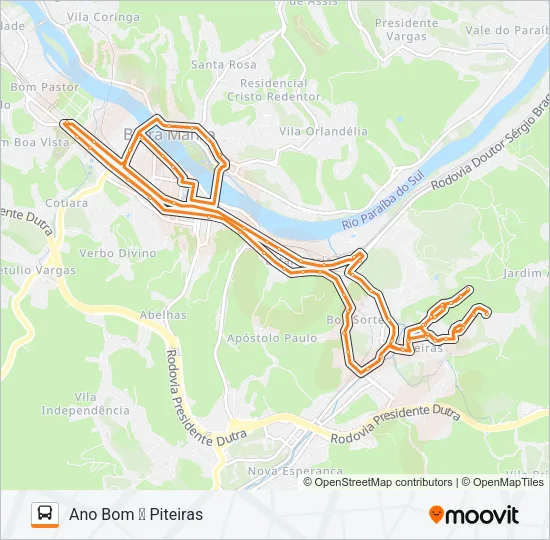 TR804-01 Bus Line Map