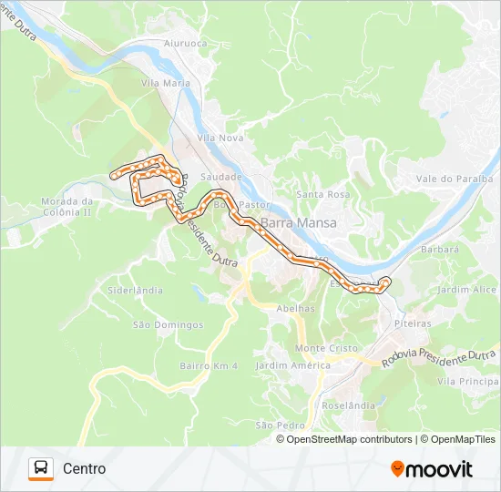 TR053-03 Bus Line Map