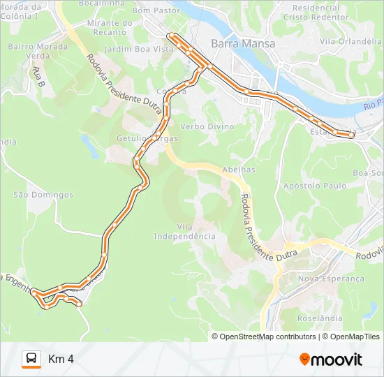 TR602-01 Bus Line Map