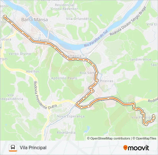 TR083-01 Bus Line Map