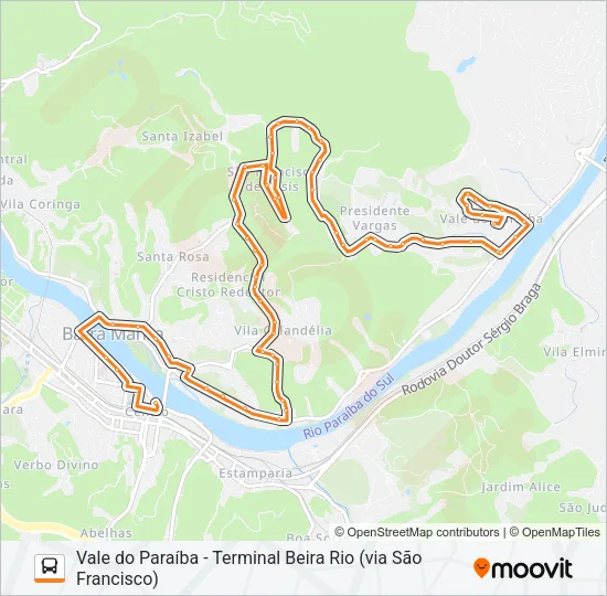 TR130-04 Bus Line Map