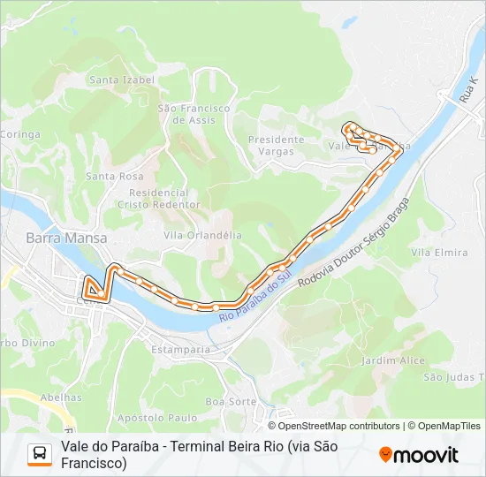 TR130-04 Bus Line Map