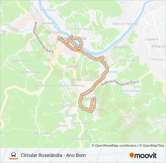 TR801-02 Bus Line Map