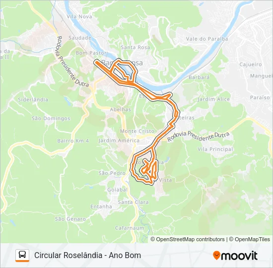 TR801-02 Bus Line Map