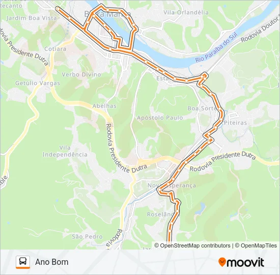 TR801-05 Bus Line Map