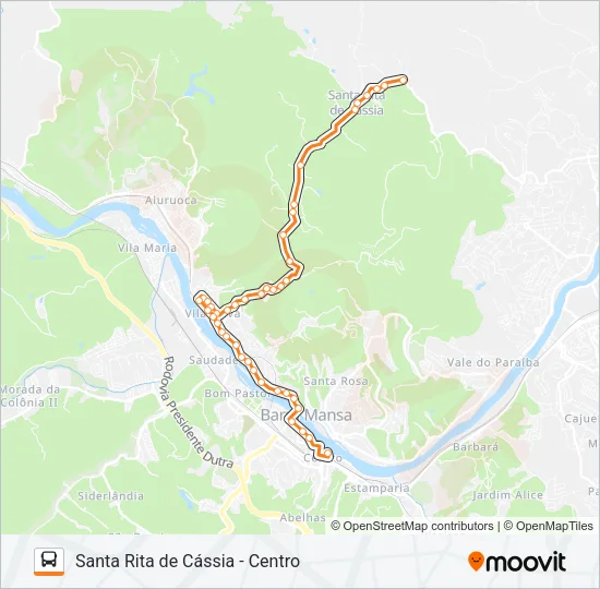 TR012-01 Bus Line Map