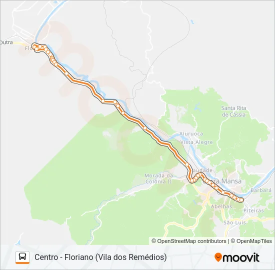 TR050-01 Bus Line Map