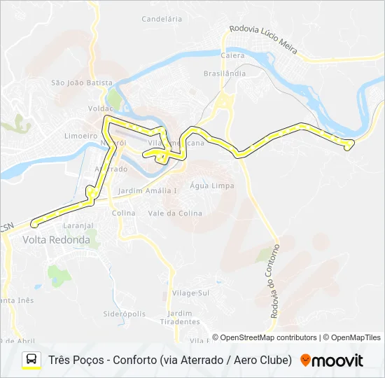 420 Bus Line Map