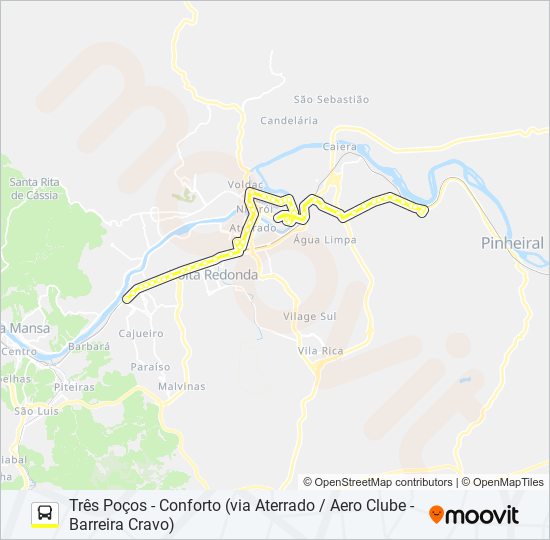 Mapa de 420 de autobús