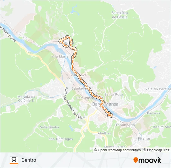 TR016-01 Bus Line Map
