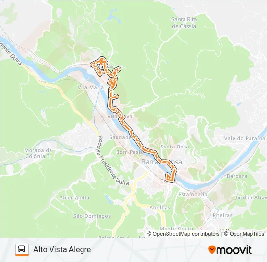 TR016-01 Bus Line Map