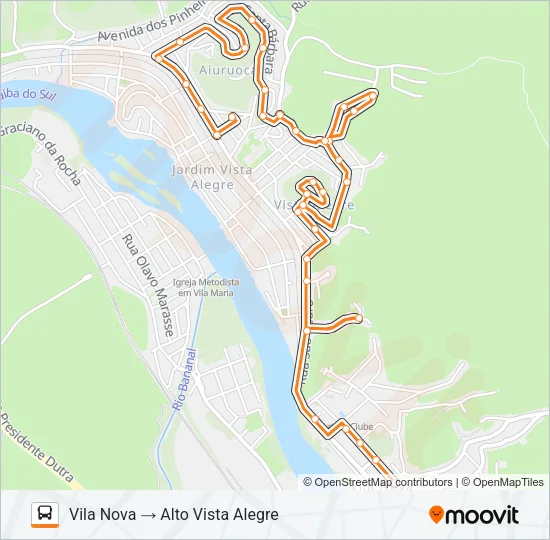 TR016-01 Bus Line Map