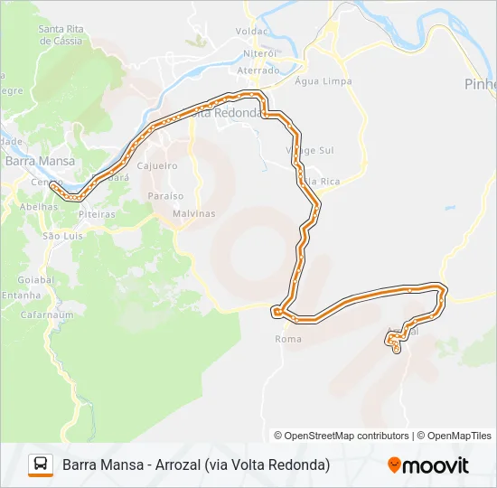 P546 Bus Line Map