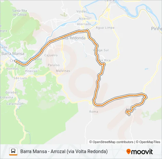 P546 Bus Line Map