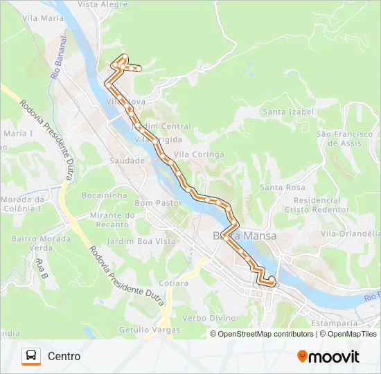 TR017-01 Bus Line Map