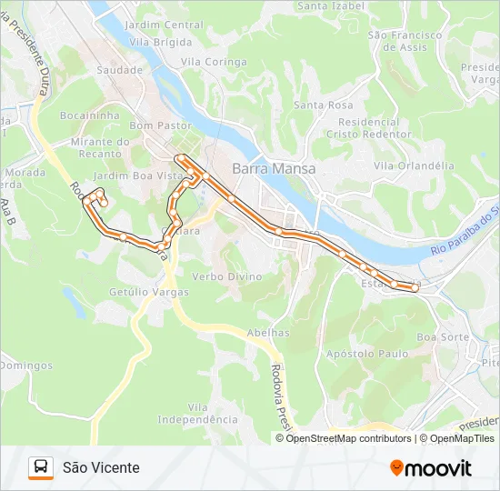 TR063-01 Bus Line Map