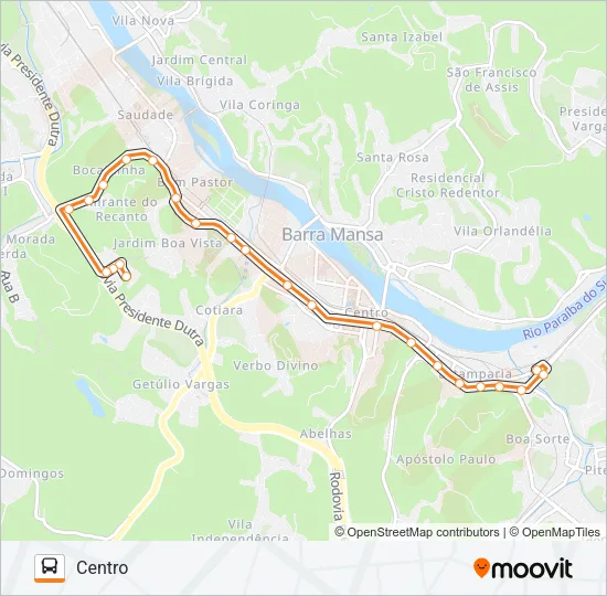 TR063-01 Bus Line Map