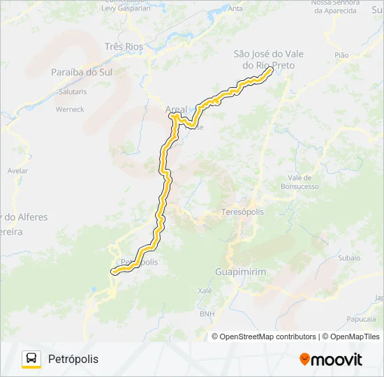 S124 Bus Line Map