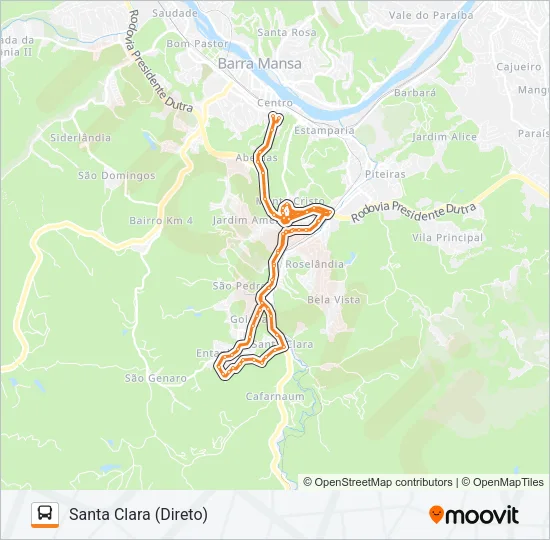 CL070-D Bus Line Map