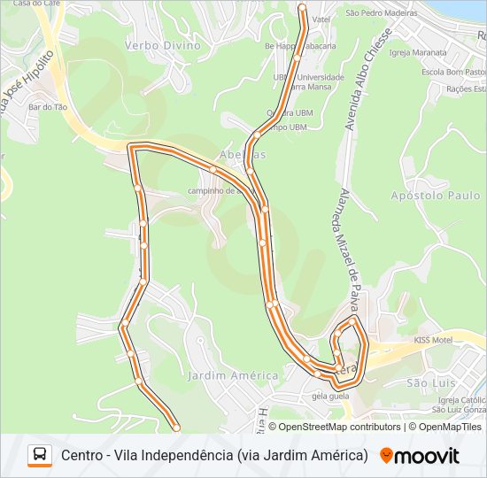 CL075-R Bus Line Map