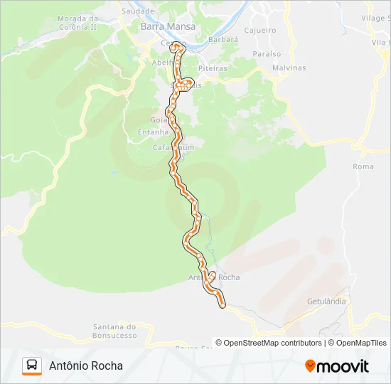 CL076 Bus Line Map
