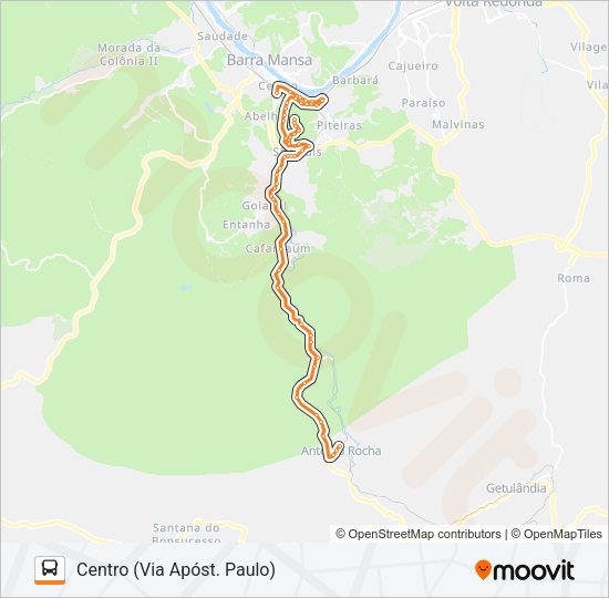 CL076 Bus Line Map