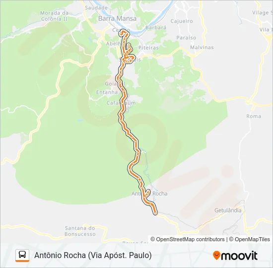 CL076 Bus Line Map