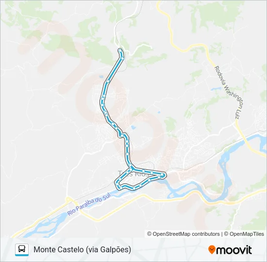 403A Bus Line Map