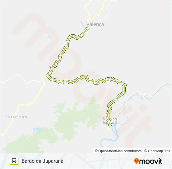BARÃO DE JUPARANÃ Bus Line Map