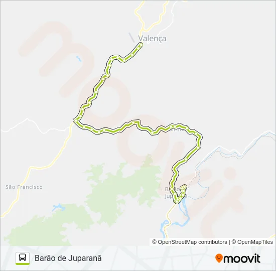 BARÃO DE JUPARANÃ Bus Line Map