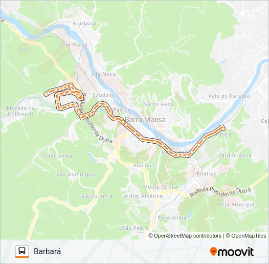 TR053-04 Bus Line Map
