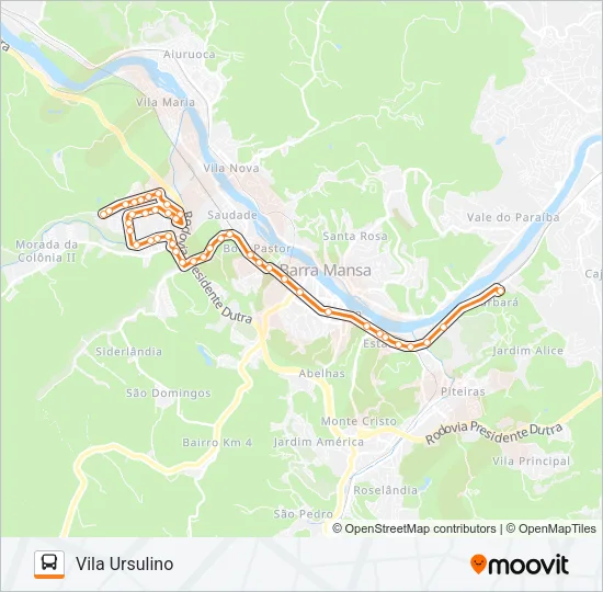 TR053-04 Bus Line Map