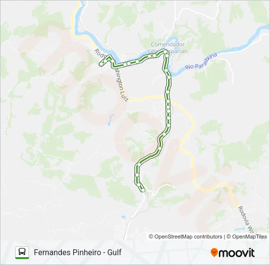 FERNANDES PINHEIRO - GULF Bus Line Map