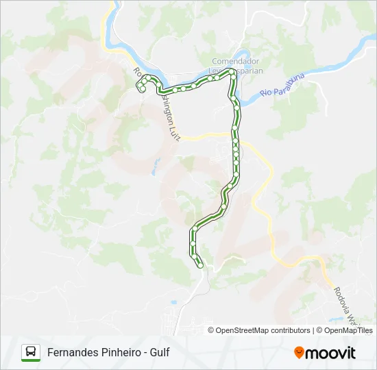 FERNANDES PINHEIRO - GULF Bus Line Map