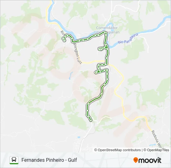 FERNANDES PINHEIRO - GULF Bus Line Map
