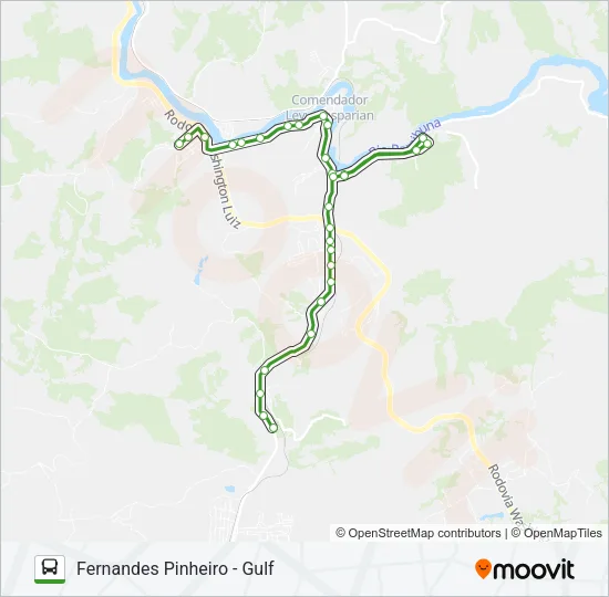 FERNANDES PINHEIRO - GULF Bus Line Map