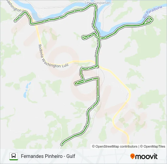 FERNANDES PINHEIRO - GULF Bus Line Map