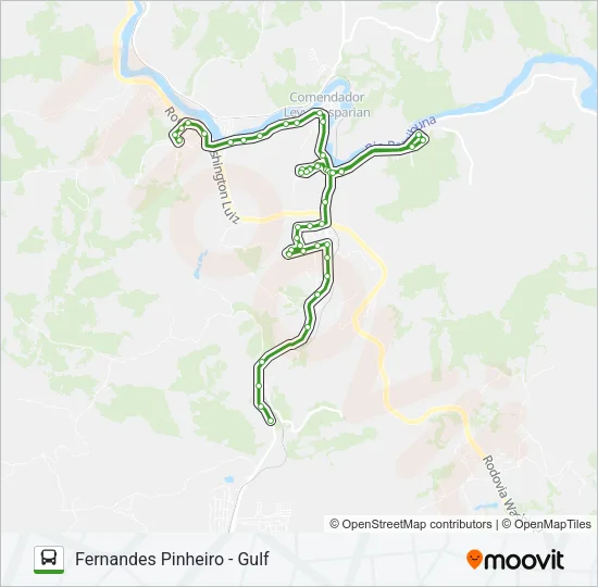 FERNANDES PINHEIRO - GULF Bus Line Map