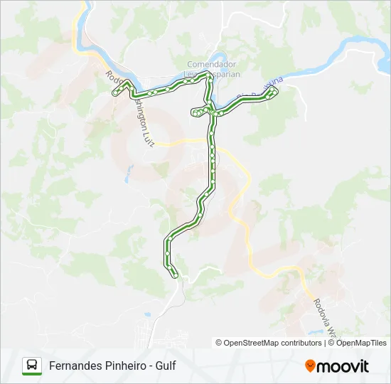 FERNANDES PINHEIRO - GULF Bus Line Map