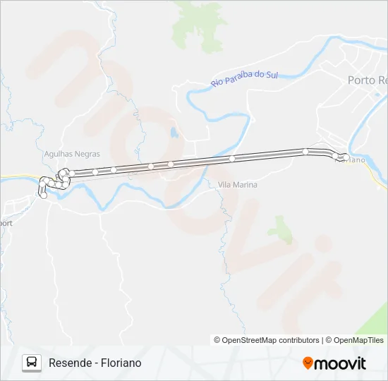 P503 Bus Line Map