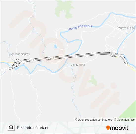 P503 Bus Line Map