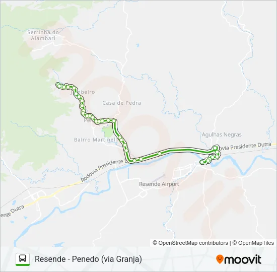 P530 Bus Line Map