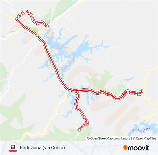Mapa da linha L03 de 