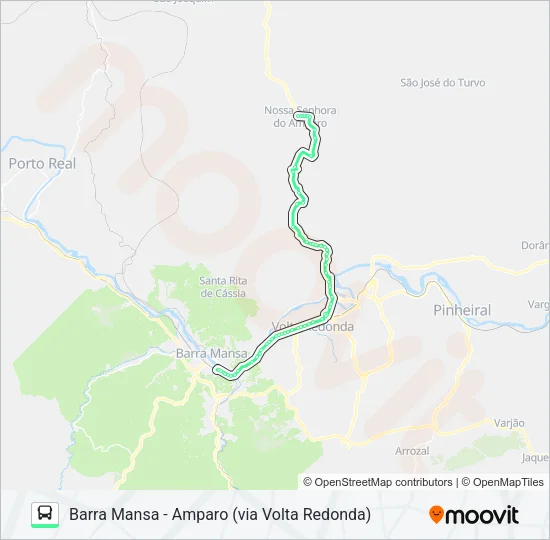 P495 Bus Line Map