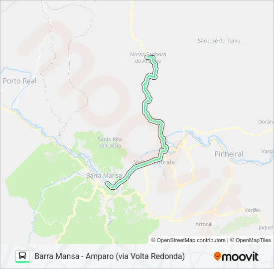 P495 Bus Line Map