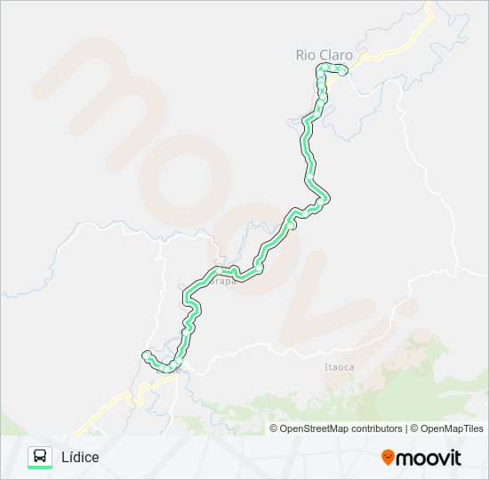 Mapa de 01 de autobús