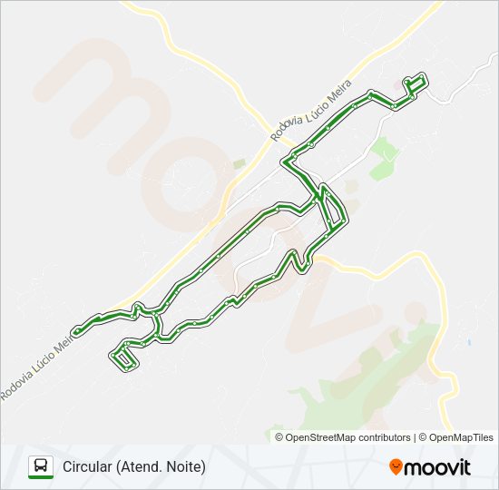 Mapa da linha C-01 de 